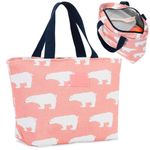 Lonchera-Termica-de-Alimentos-Bolso-Impermeable-Oso-Rosa-17L
