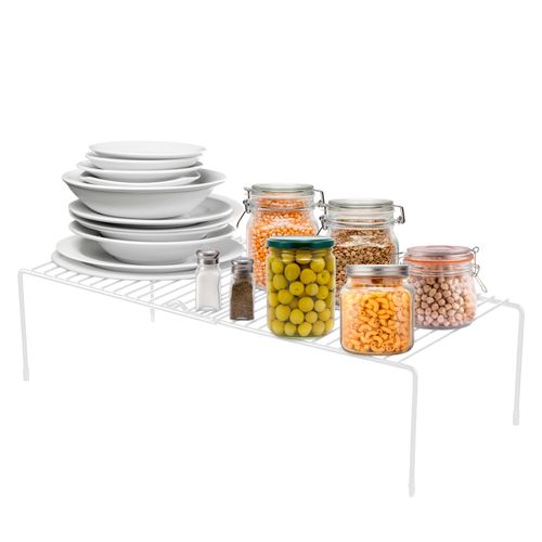 Estante Organizador Ajustable de Cocina Ollas Alacena Blanco E914