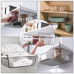 Set-X4-Cesta-Colgante-Organizador-para-Cocina-Baño-Dormitorio-Negro-228C