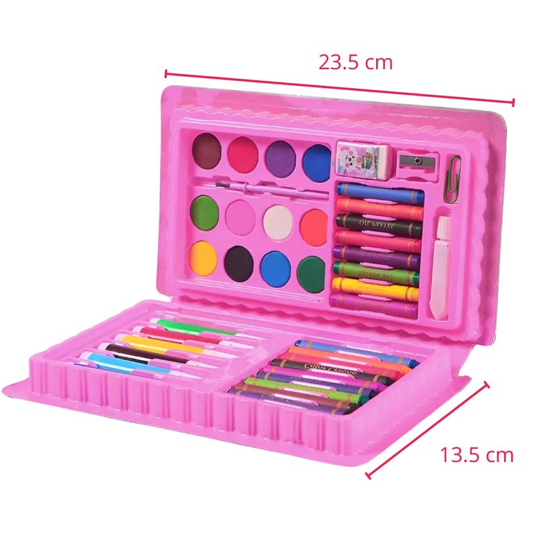 Set-de-Arte-y-Dibujo-42-Piezas-Diseño-Niñas-Rosado-SA42
