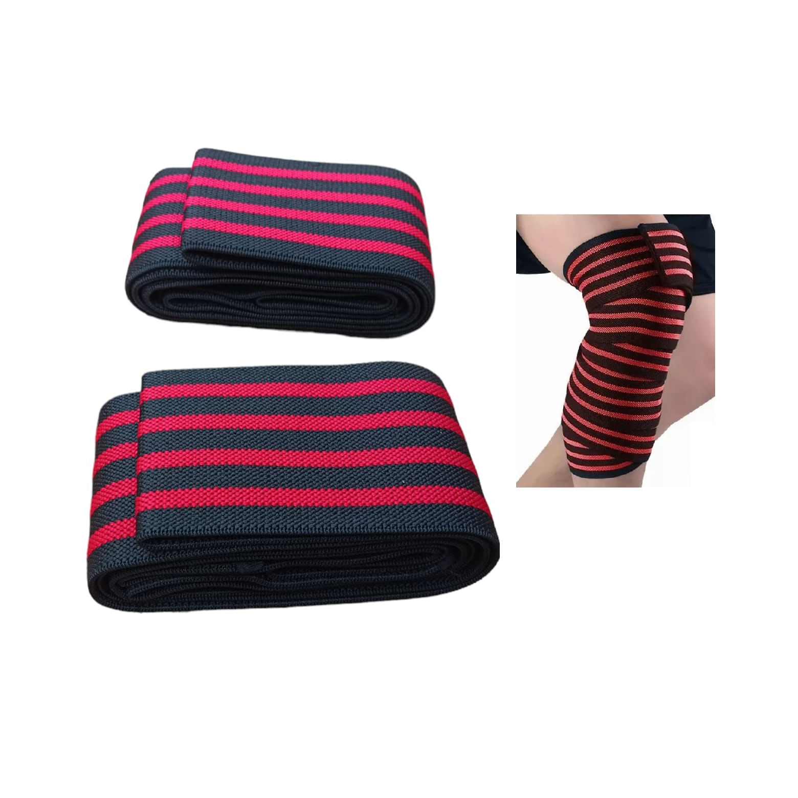 Rodillera De Potencia Venda De Poder Strap Deportivo 2unds Rojo