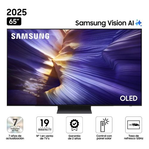 Televisor Samsung 65" S90F Vision AI Smart TV (2025) OLED Tizen 8.0 UHD 4K