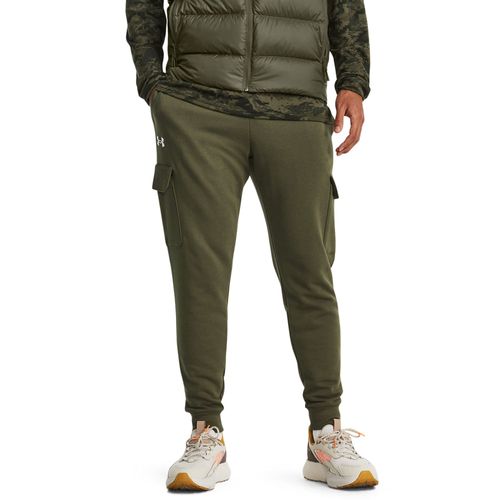 Pantalon De Buzo Under Armour Hombre Ua Rival Fleece Cargo 1382134-390 Verde