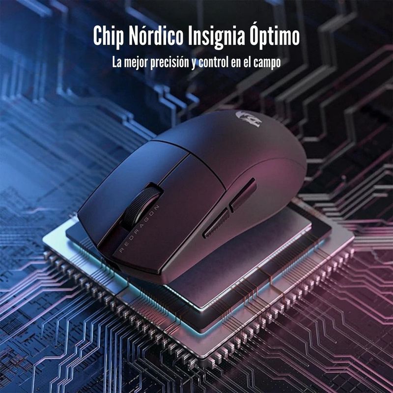 Redragon---Mouse-K1NG-Pro--4K-HZ--M916-Wireless---Negro