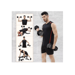 Par-Mancuernas-25-Kg-Pesas-Cromadas-Hexagonales-De-Caucho-