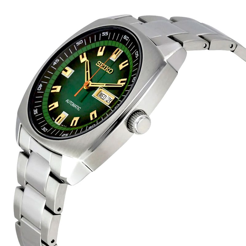 Reloj-Seiko-Recraft-SNKM97-Automatico-Fecha-Acero-Inoxidable-Dial-Verde