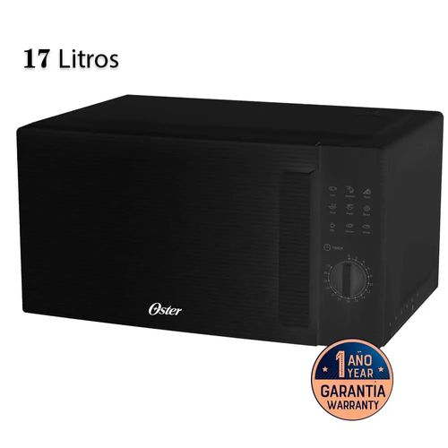 Horno Microondas OSTER 17L POGW1702 Negro – Potencia, versatilidad y estilo en tu cocina