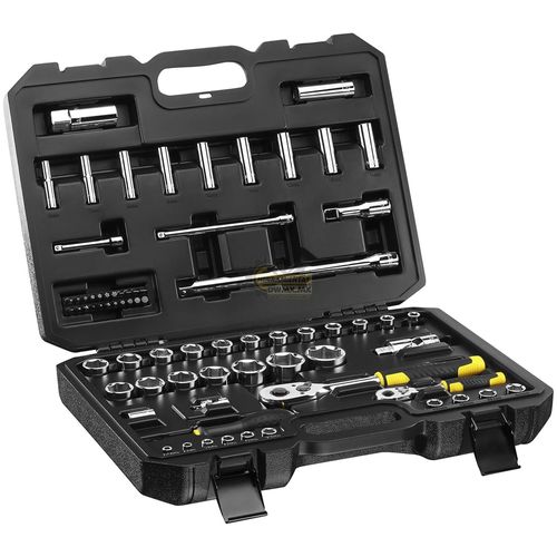 Juego de Herramientas 1/4" - 1/2" 72 Piezas Stanley STMT82831-LA