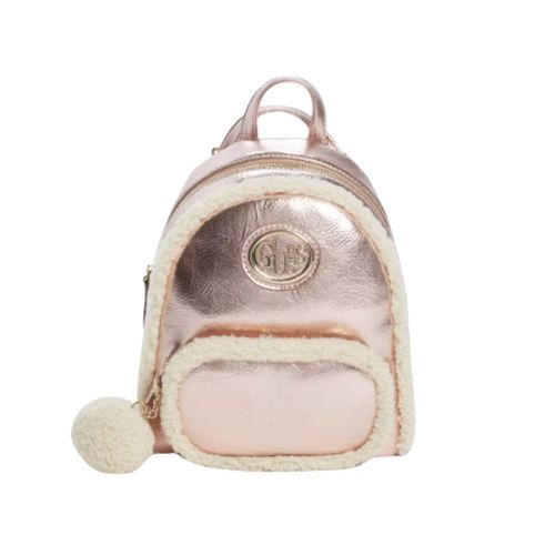 Mochila Mujer Guess Gina Sherpa - Rose Gold