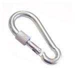 Gancho-Mosqueton-Arnes-De-Acero-Inoxidable-8cm-Con-Seguro