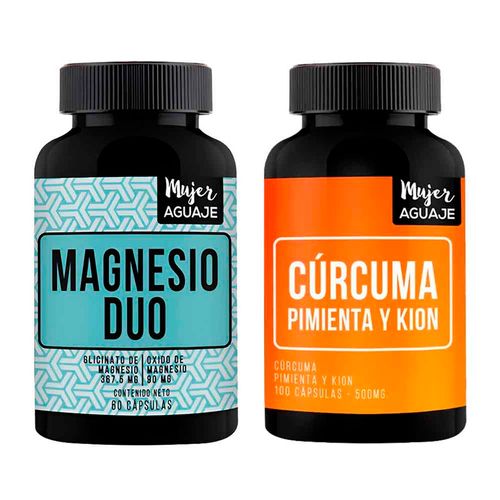 Magnesio Duo + Cúrcuma Cápsulas Mujer Aguaje