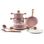 Juego-de-Ollas-Valeska-de-Granito-Super-7-2-Utensilios-Rosa