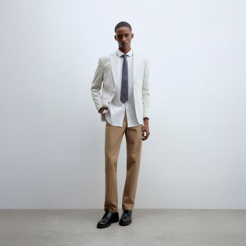 Blazer Hombre Sfera Jersey Crudo