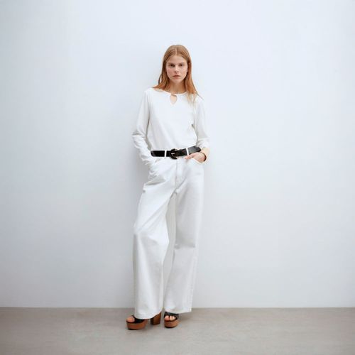 Polo Mujer Sfera Lisa Blanco