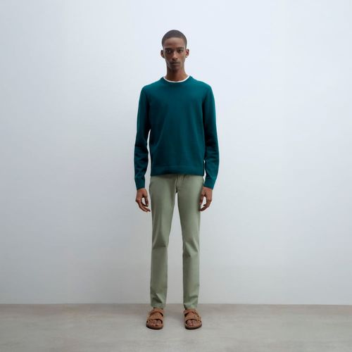 Pantalón Hombre Sfera 5 Bolsillos Slim Verde