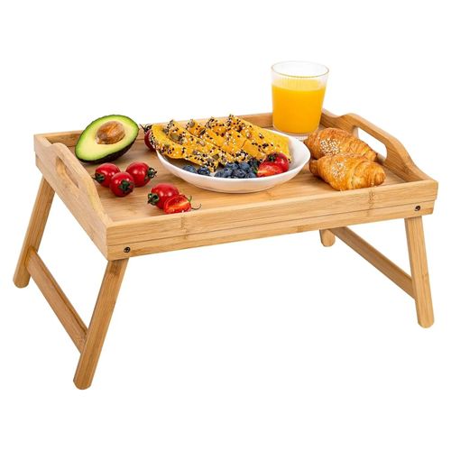 Mesa Bandeja para Desayunos de Bambú 50 x 30