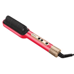 Peine-Cepillo-Alisador-Electrico-Multifuncional-5-Niveles-de-Temperatura-Rojo