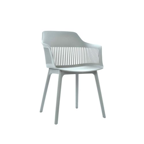Silla De Comedor Diseño Gales Gris Fija Ofideas