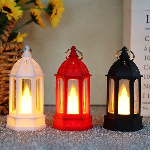 set de 3 Farolitos Navideños farol adornos para arbol de navidad
