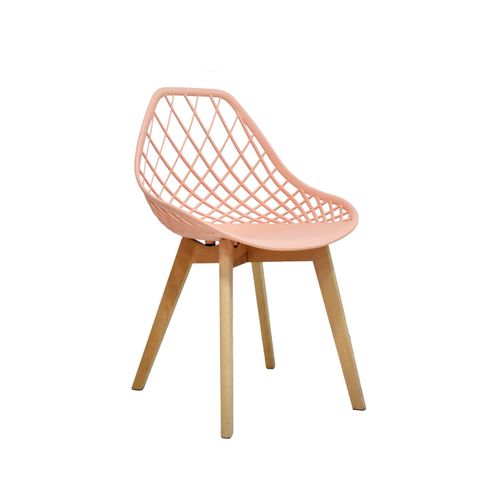 Silla De Comedor Diseño Turia Salmón Fija Ofideas
