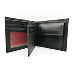 Billetera-para-hombre-de-Cuero-Negro-Con-3-Franjas-Perry-Jhan