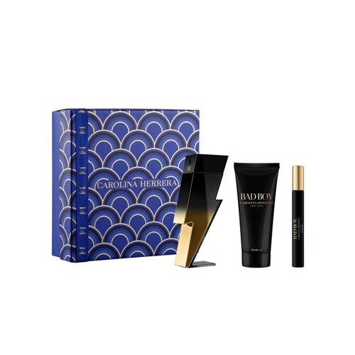 Set Perfume Hombre Bad Boy Edt 100 Ml + Desodorante 100Ml + Edt 10Ml Carolina Herrera