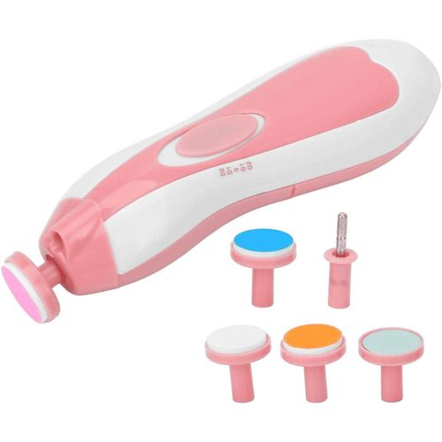 Lima Eléctrica para Uñas de Bebé Color Rosado