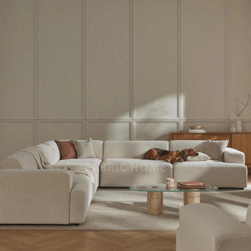 Seccional Contemporáneo Large - Beige Claro