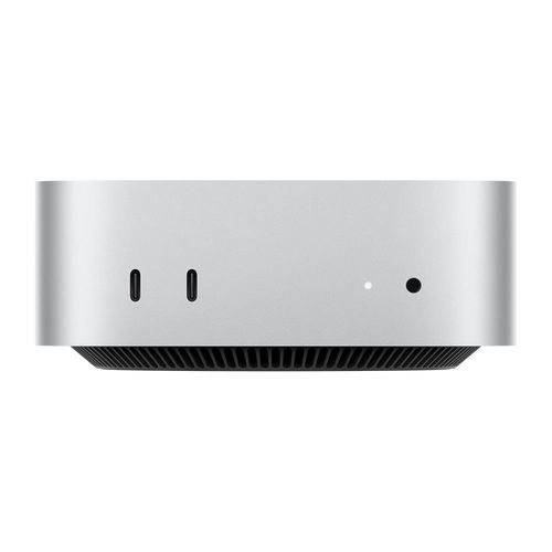Mac Mini M4 Apple, 16GB RAM, 256GB SSD, 10CPU+10GPU, sistema de ventilación activa, macOS Sequoia, ideal para trabajo y diseño, gris