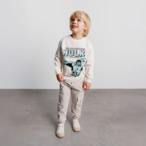 Pantalón Niño Sfera Cargo Puños Crudo