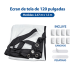 Pantalla-para-Proyector-Ecran-120-Pulgadas-de-Tela