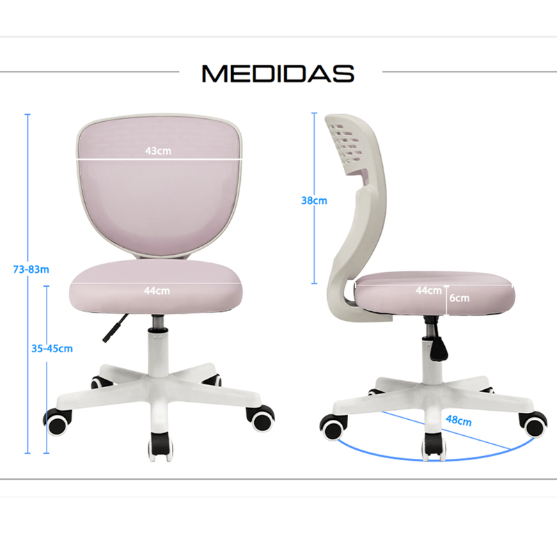 Silla-de-escritorio-para-niño-Deco-Kids-color-Light-Blue