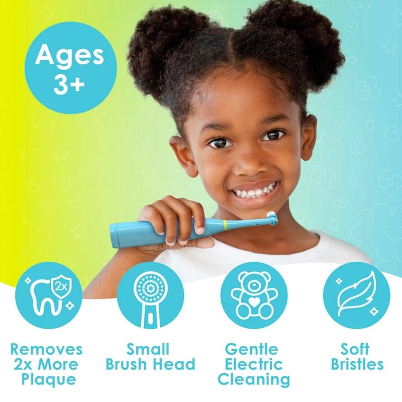 Set-Cepillo-de-Dientes-Electrico-para-niño-Brusheez---Ollie-el-Elefante