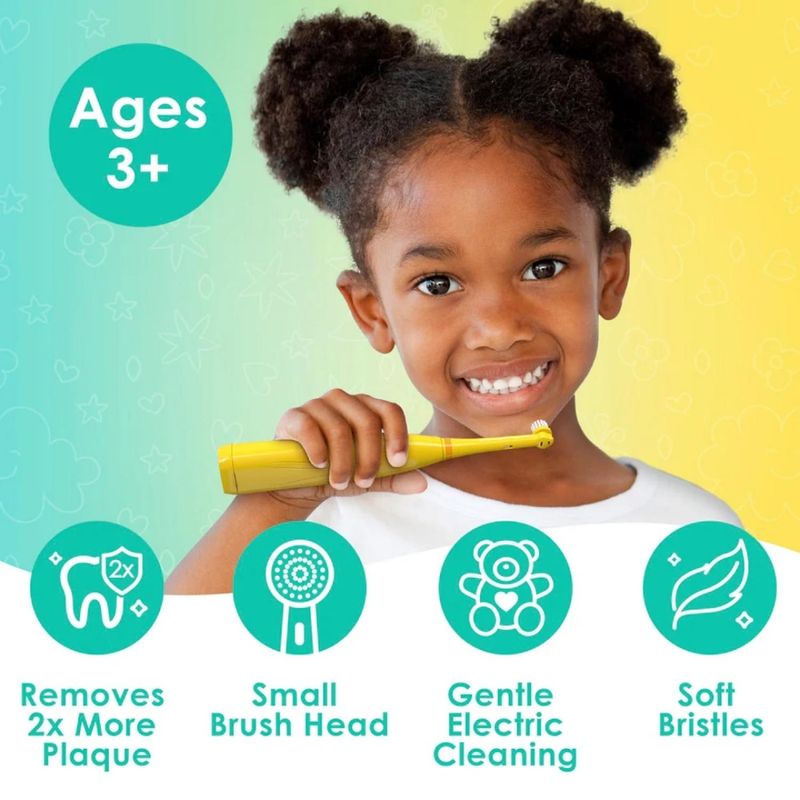 Set-Cepillo-de-Dientes-Electrico-para-niño-Brusheez---Jovie-la-Jirafa