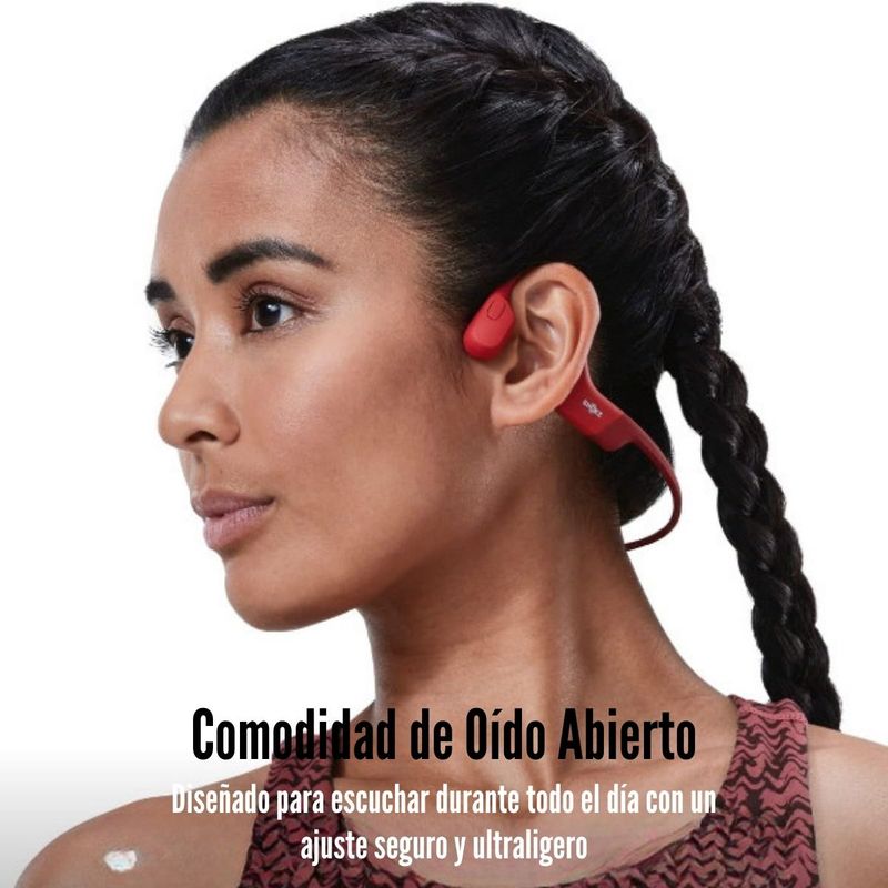 Shokz---Audifono-OpenRun-S803-Wireless-Conduccion-Osea-Sport---Red