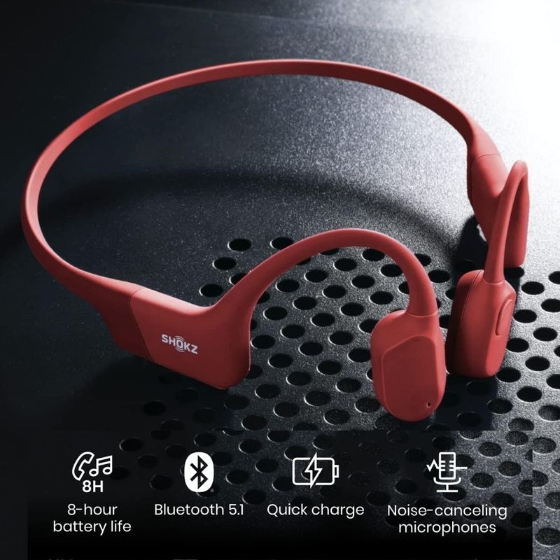 Shokz---Audifono-OpenRun-S803-Wireless-Conduccion-Osea-Sport---Red