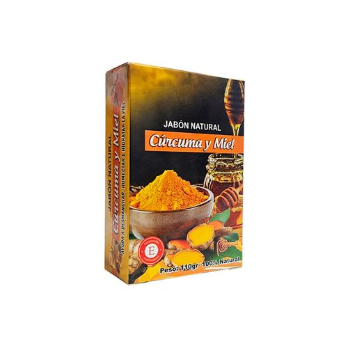 Jabón Natural Cúrcuma y Miel 110gr Genérico