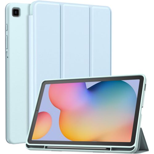 Funda Para Samsung Galaxy Tab S6 Lite 10.4 2022 / 2024 Con Portalápiz - CELESTE