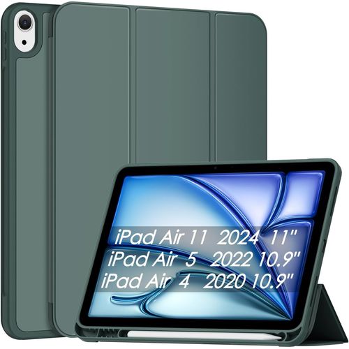 Funda Smart Case Para iPad Air 11" 2024 Chip M2 6ta Generación - VERDE