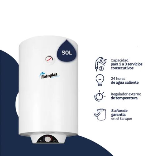 Terma Eléctrica de Acumulación Rotoplas Ecoterma 50 Litros
