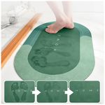 Alfombra-Antideslizante-para-Piso-Tapete-de-Baño-N36-Verde