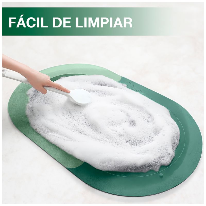 Alfombra-Antideslizante-para-Piso-Tapete-de-Baño-N36-Verde