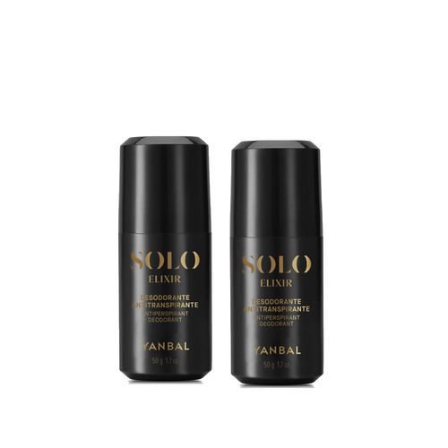 Set Masculino x 2 Desodorante Antitranspirante Solo Elixir