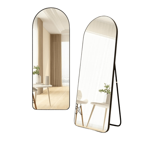 Espejo de Pie Cuerpo Entero Rectangular para Decoración 157 cm