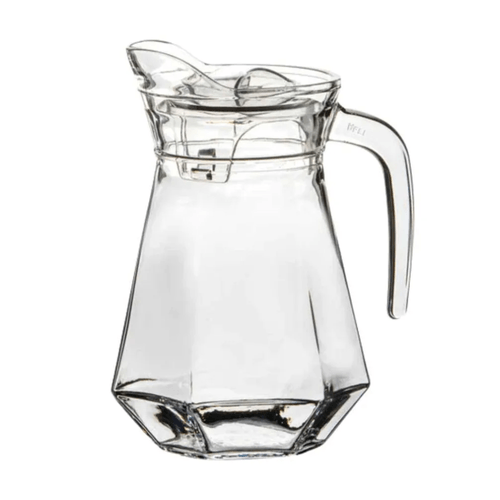 Jarra de Vidrio con Tapa Acrílica 1400 ml