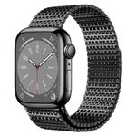 Correa-Milanese-Loop-Malla-de-Acero-Inoxidable-para-Apple-Watch-Negro-42-44-45-49mm