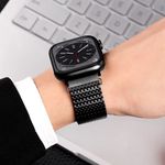 Correa-Milanese-Loop-Malla-de-Acero-Inoxidable-para-Apple-Watch-Negro-42-44-45-49mm