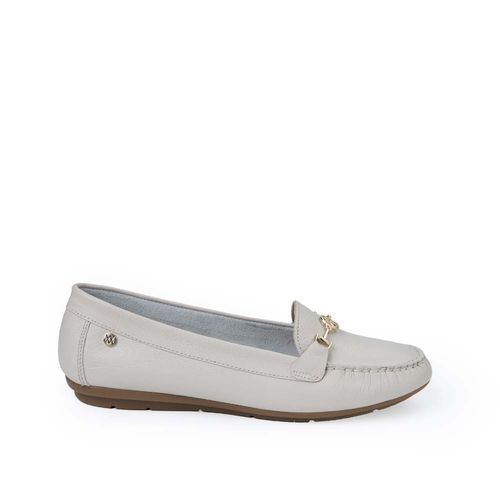 Zapato Mocasín Casual CORE-2510 Vainilla Viale Cuero