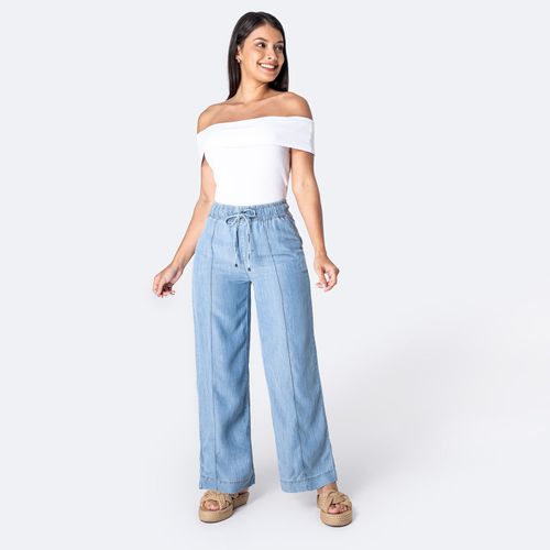Pantalon Mujer Pionier Wide Leg Cintura Nhaila