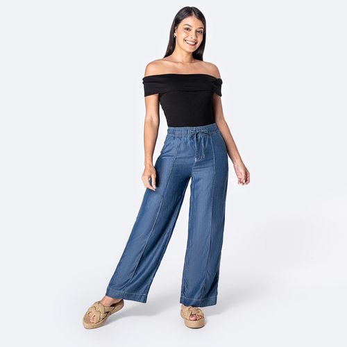 Pantalon Mujer Pionier Wide Leg Cintura Nhaila